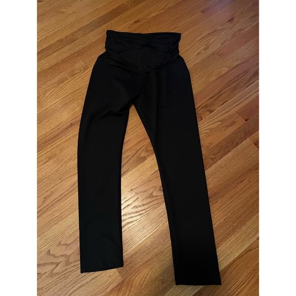 Bella Vida maternity full length leggings XL Black Excellent  Heavyweight‎ - Picture 1 of 4